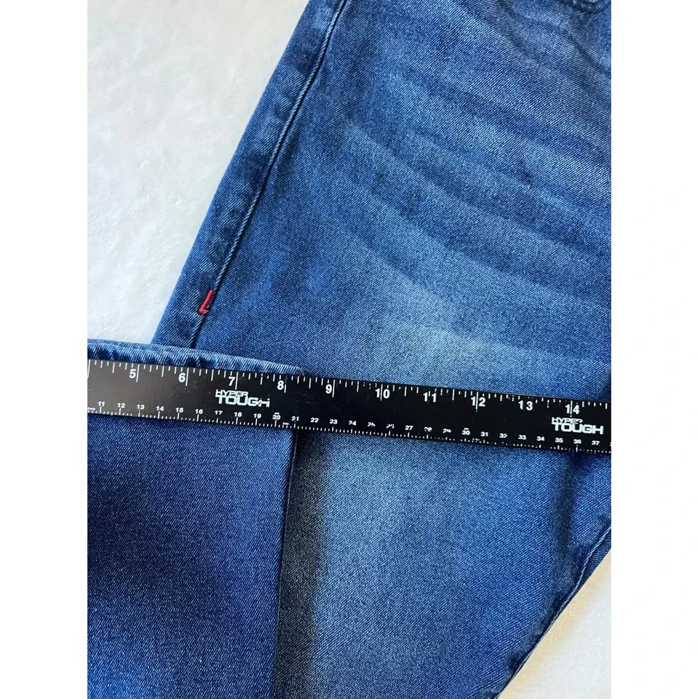 True Religion Ricky‎ Relaxed Straight Jeans Medium Rustic Barn Wash W33 L34 Y2K